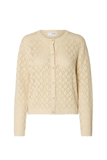 Fia structure cardigan, Birch